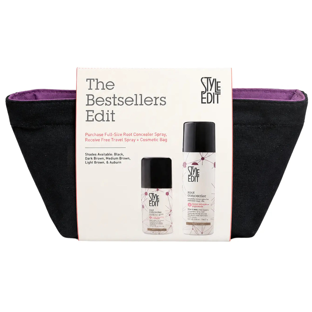 Holiday Bestsellers Edit: Full Size Root Concealer Spray + FREE Travel & Cosmetic Bag