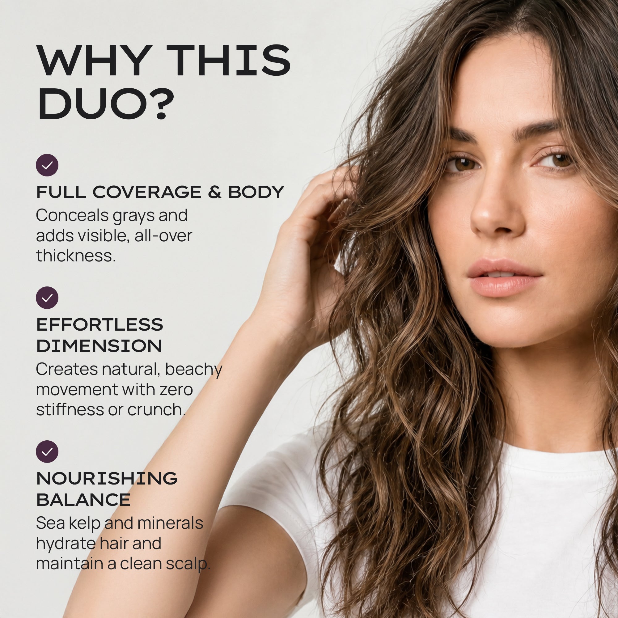 MANE COARSE™ Sea Salt Thickening Mist and Root Concealer Spray