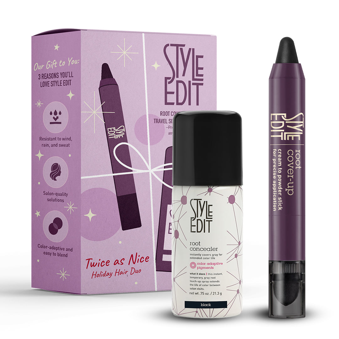 Black|Travel size spray + Cover up stick|Default