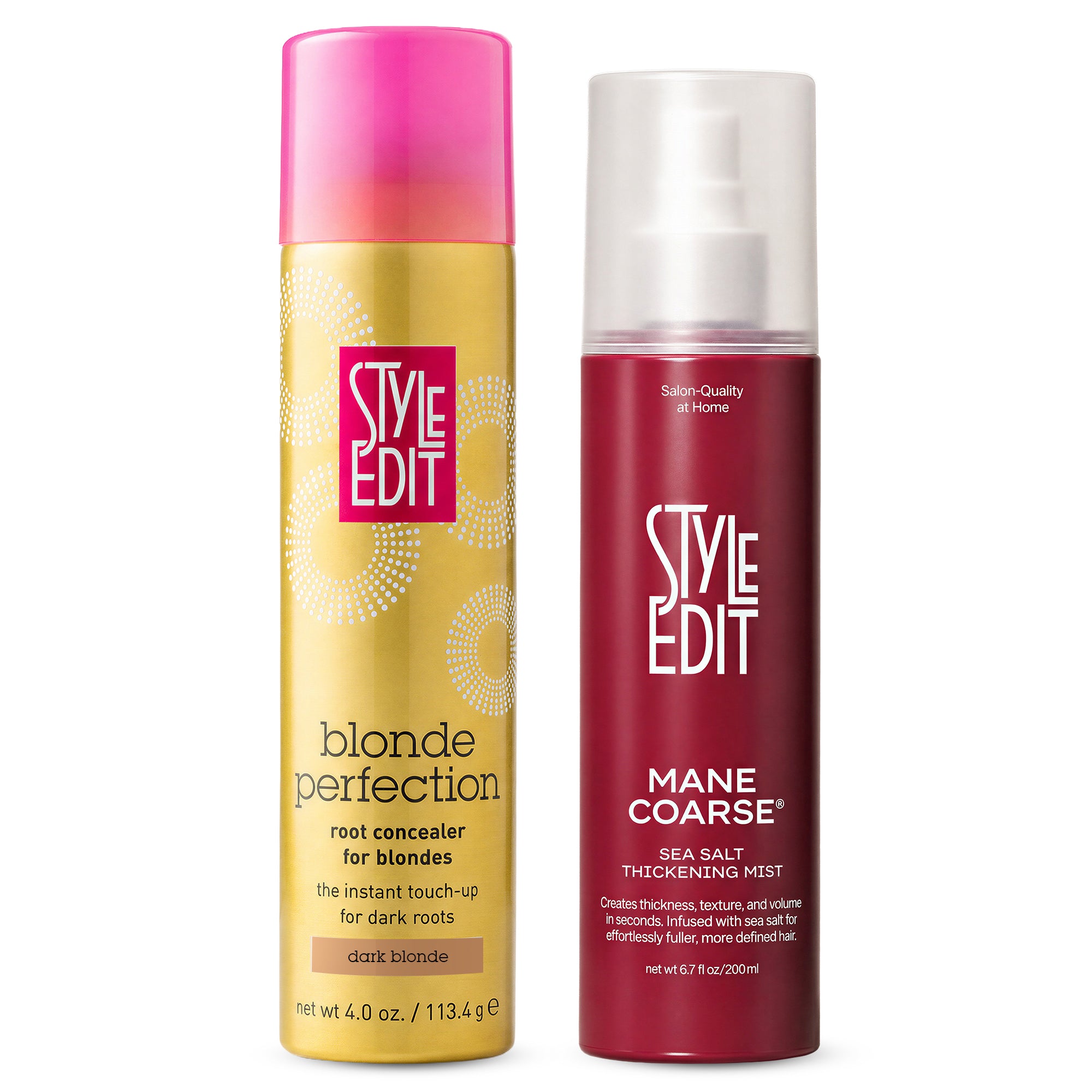 MANE COARSE™ Sea Salt Thickening Mist and Root Concealer Spray