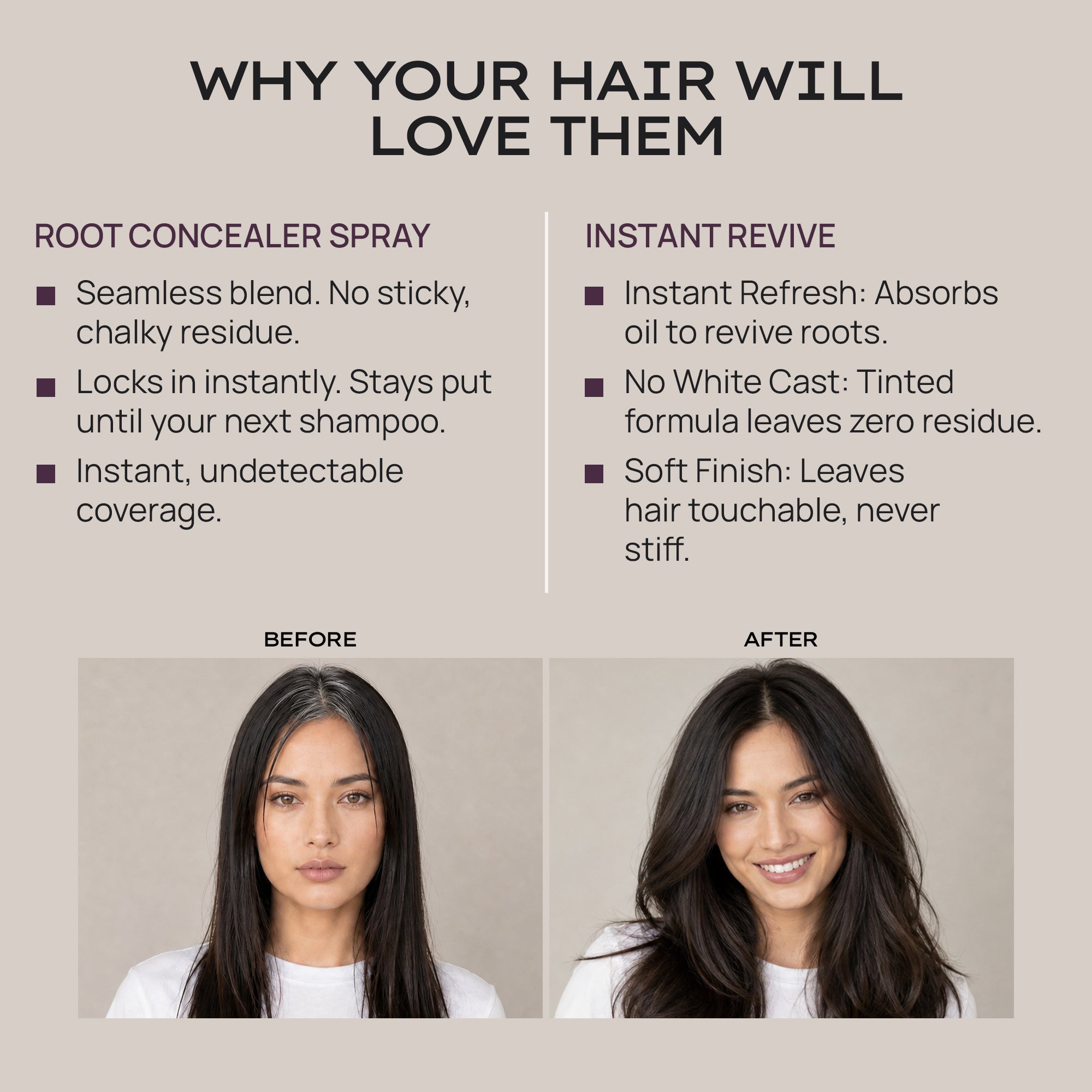 INSTANT REVIVE™ Tinted Dry Shampoo and Root Concealer Spray