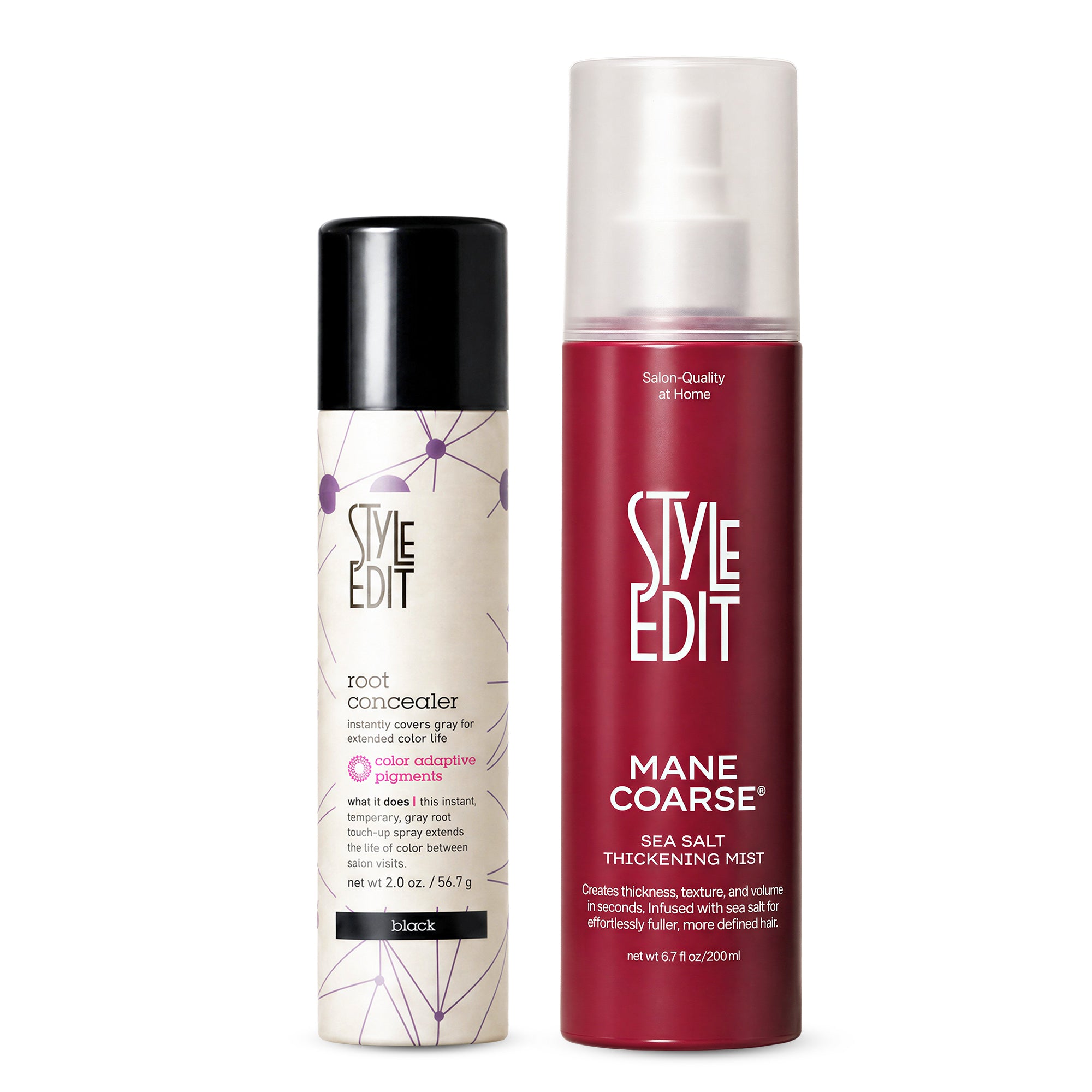 MANE COARSE™ Sea Salt Thickening Mist and Root Concealer Spray
