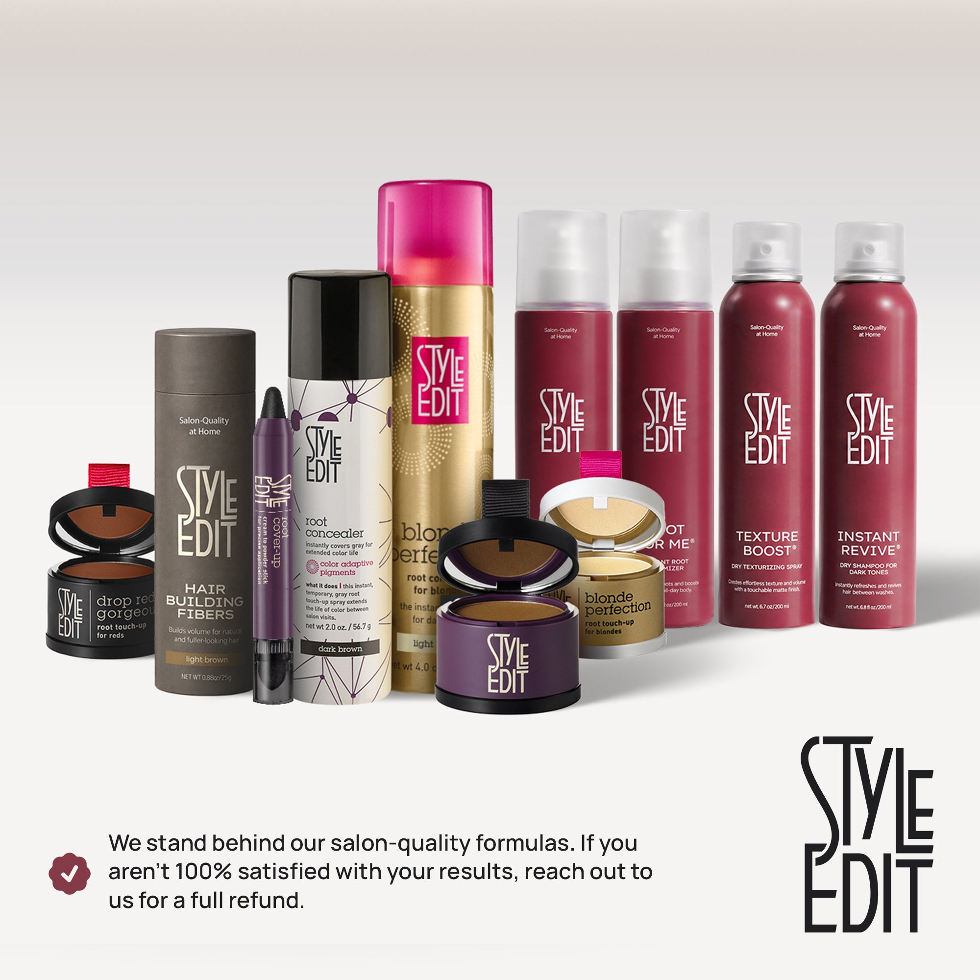 TEXTURE BOOST™ Dry Texturizing Spray and Root Concealer Spray