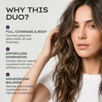 MANE COARSE™ Sea Salt Thickening Mist and Root Concealer Spray