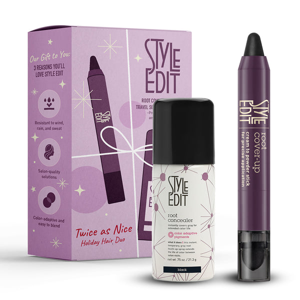 Black|Travel size spray + Cover up stick|Default