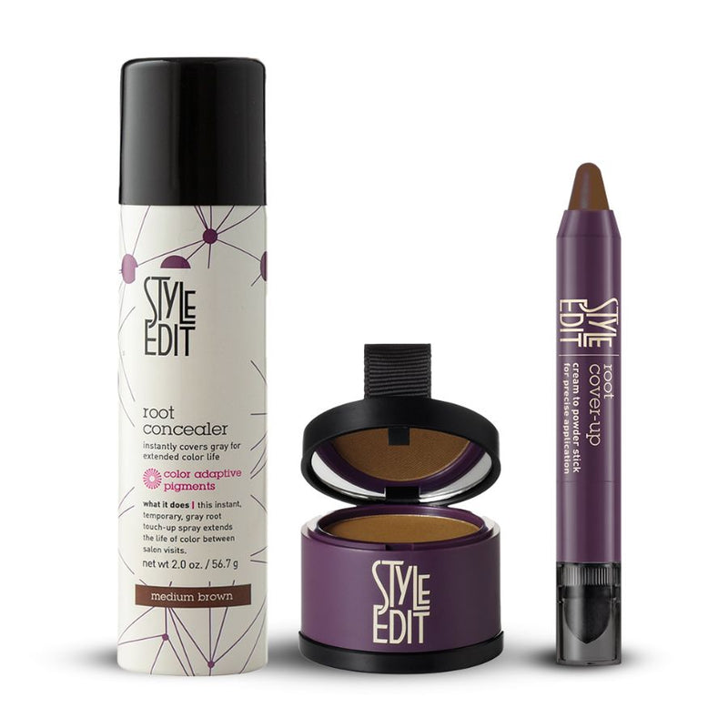 Brunette Cover-Up Stick, Powder and Conceal Trio
