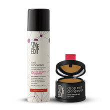 Drop Red Gorgeous Root Touch Up Powder and Spray Duo